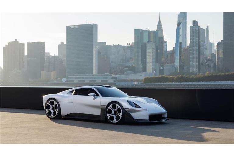 Der neue Porsche „Mission S“ wurde in New York vorgestellt.
