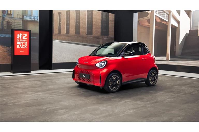 Der neue Smart #2 knüpft ans Design des Urahns an.