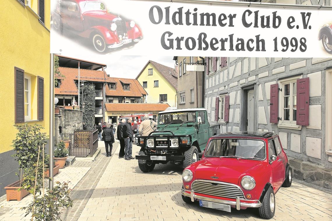 Der Oldtimerclub Großerlach ist in Murrhardt oft präsent – nun mit einem Rahmenprogramm zu einem Filmstart. Archivfoto: J. Fiedler
