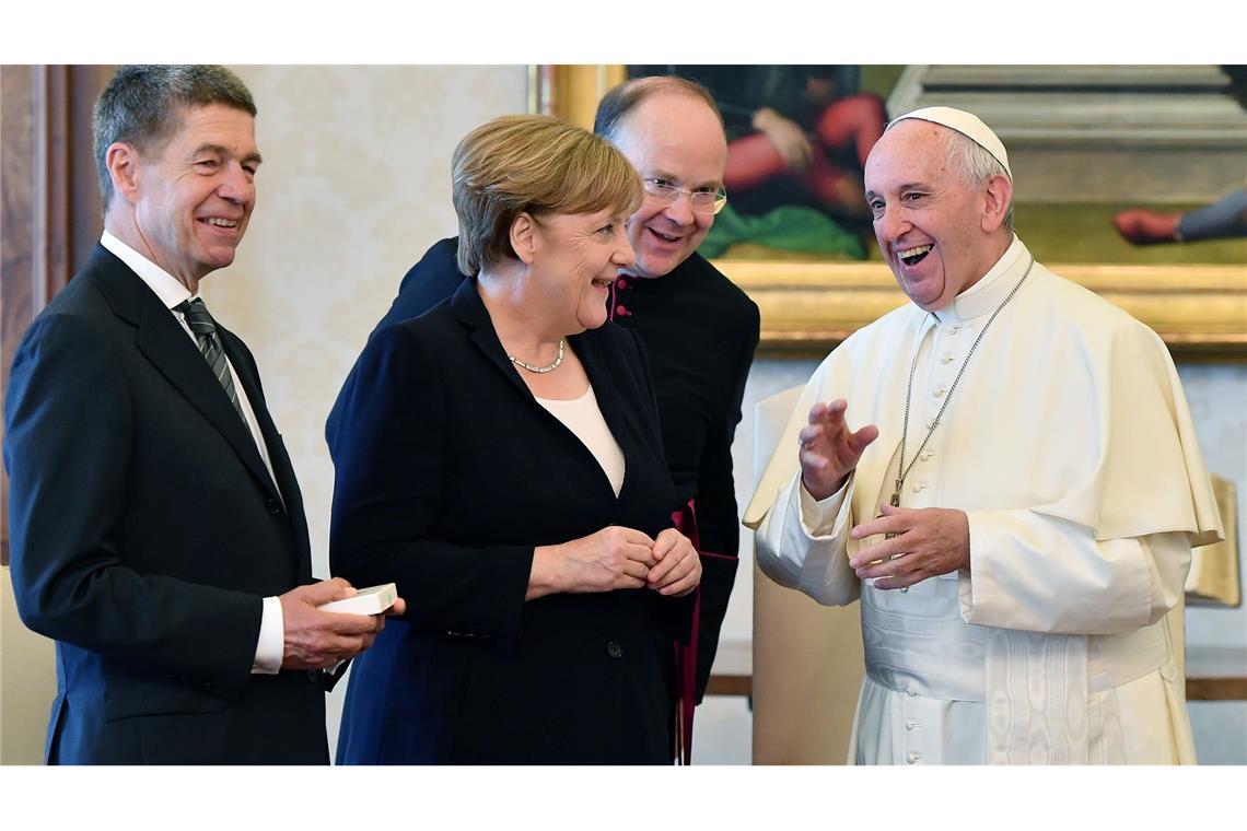 Merkel: "Klar, dass ich etwas Besonderes erlebte" Der Papst gab Merkel einen Ratschlag für den Umgang mit Trump mit. (Archivbild)