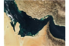 Der Persische Golf, die Straße von Hormus und der Golf von Oman.