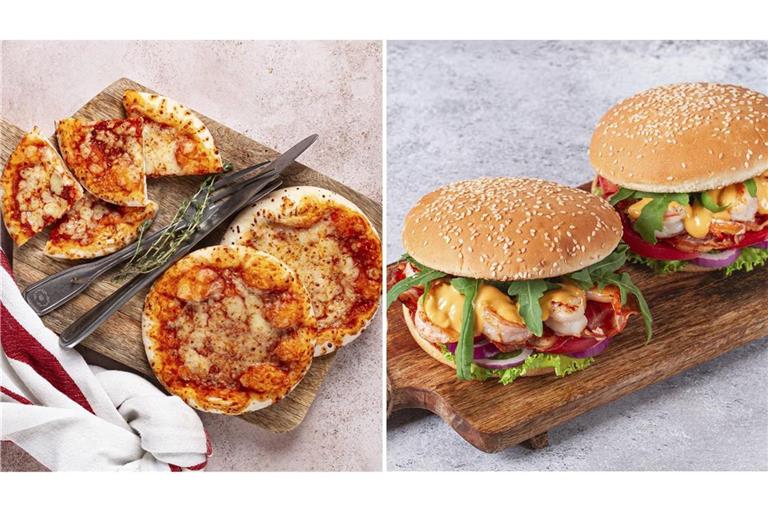 Der Pizza-Burger sieht laut Anja Würfl aus wie ein Burger, aber schmeckt nach Pizza.