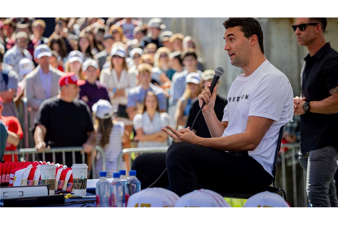 Der Podcaster Kirk ist laut Trump gestorben.