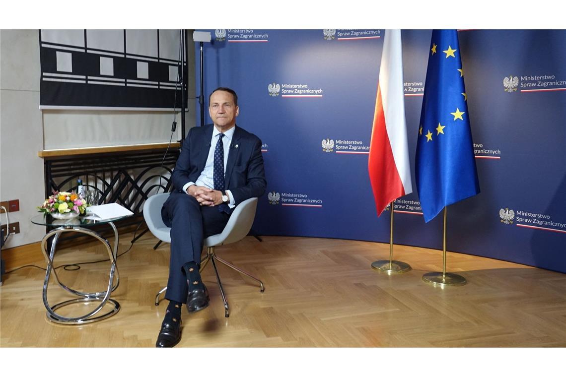 Sikorski: Polen und Deutschland vereint gegen Raketengefahr Der polnische Außenminister Sikorski ist besorgt wegen russischer Raketen in Kaliningrad.