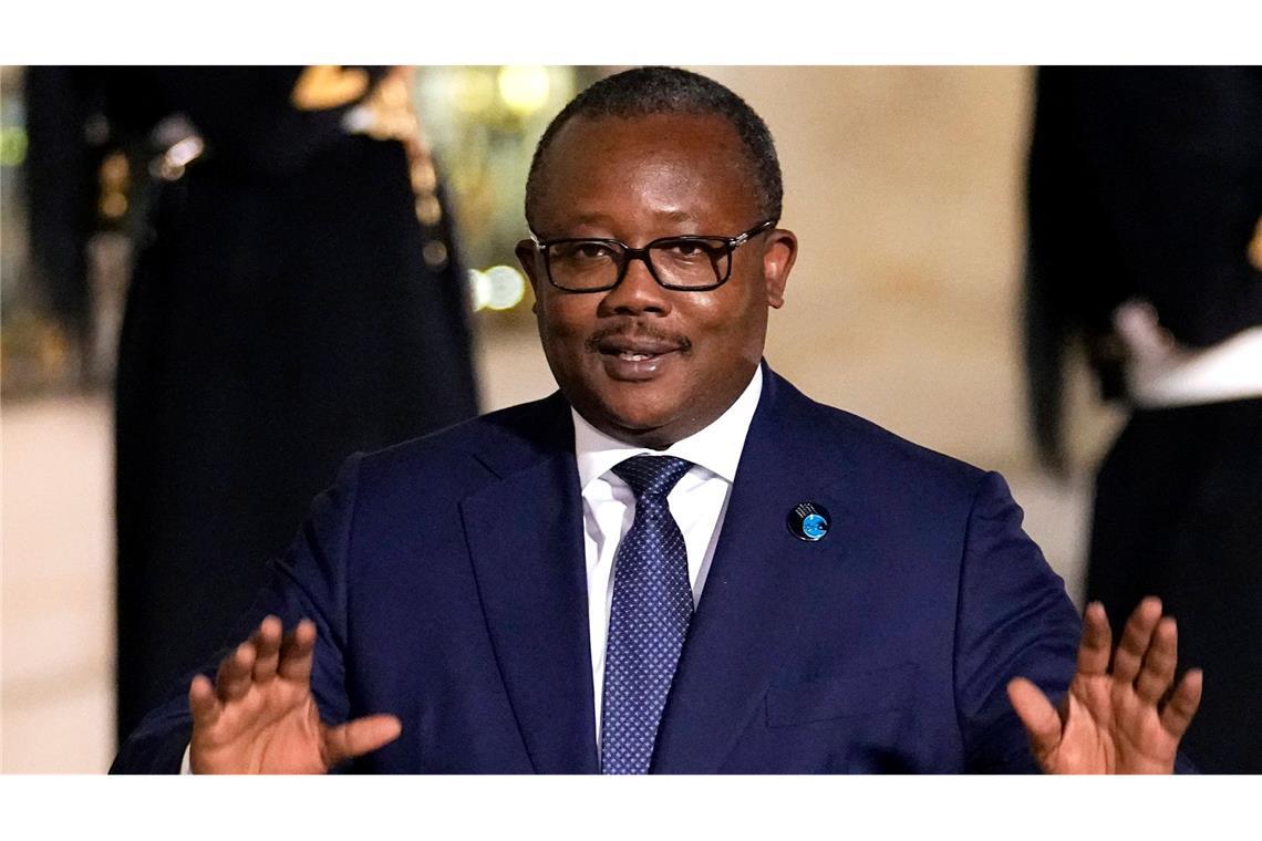 Der Präsident wurde festgehalten.