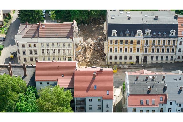 Der Rettungseinsatz nach dem Einsturz des Gründerzeithauses in Görlitz dauerte etwa 72 Stunden.