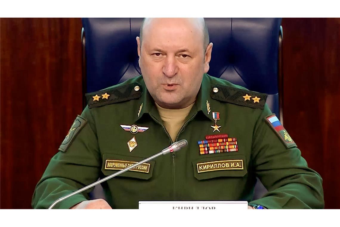 Moskauer General getötet - Geheimdienst SBU: Legitimes Ziel Der russische General Igor Kirillow gehörte zu den bekanntesten Gesichtern des Angriffskrieges gegen die Ukraine.