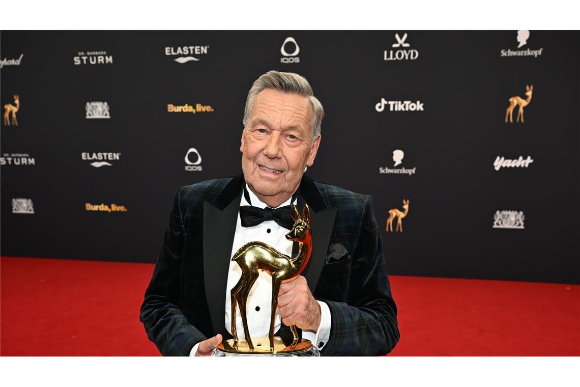 Der Sänger Roland Kaiser erhielt einen Bambi für sein Lebenswerk.
