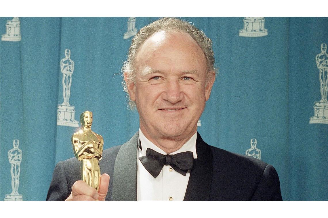 Todesrätsel aufgeklärt: Daran starben Hackman und seine Frau Der Schauspieler Gene Hackman gewann 1993 einen Oscar als bester Nebendarsteller. (Archivbild)