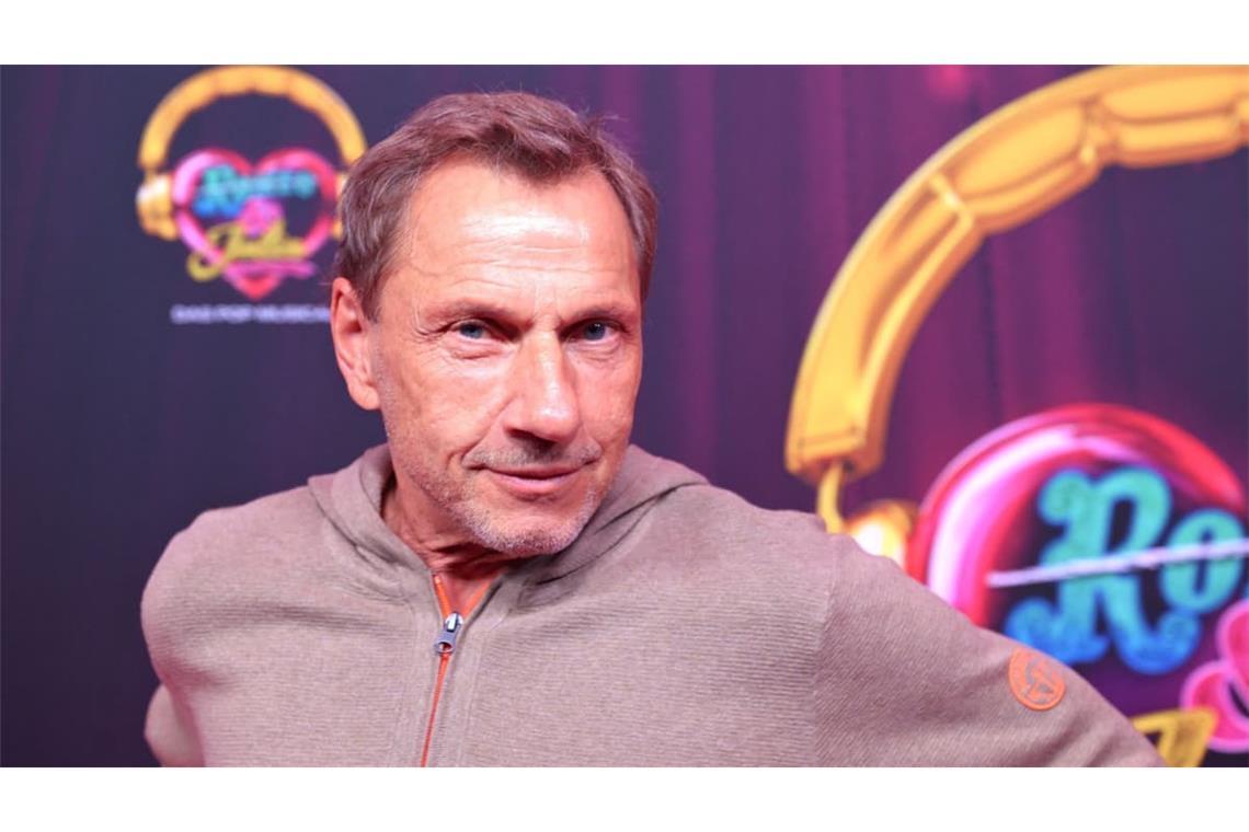 Der Schauspieler Richy Müller, aufgenommen bei der Premiere des Pop-Musical "Romeo &amp; Julia" im Palladium Theater. Das Musical löst das derzeit in Stuttgart aufgeführte Musical «We Will Rock You» ab.