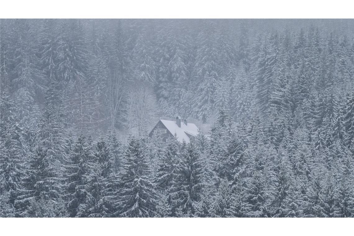 Der Schneefall ist nach Angaben des DWD nicht außergewöhnlich.