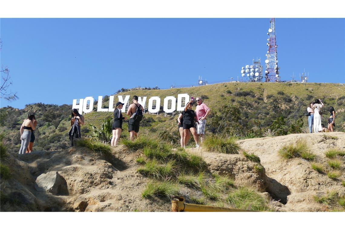 Die Oscars und das Feuerdrama - "The Show Must Go On" Der Schriftzug ist ein Wahrzeichen von Hollywood. (Archivbild)