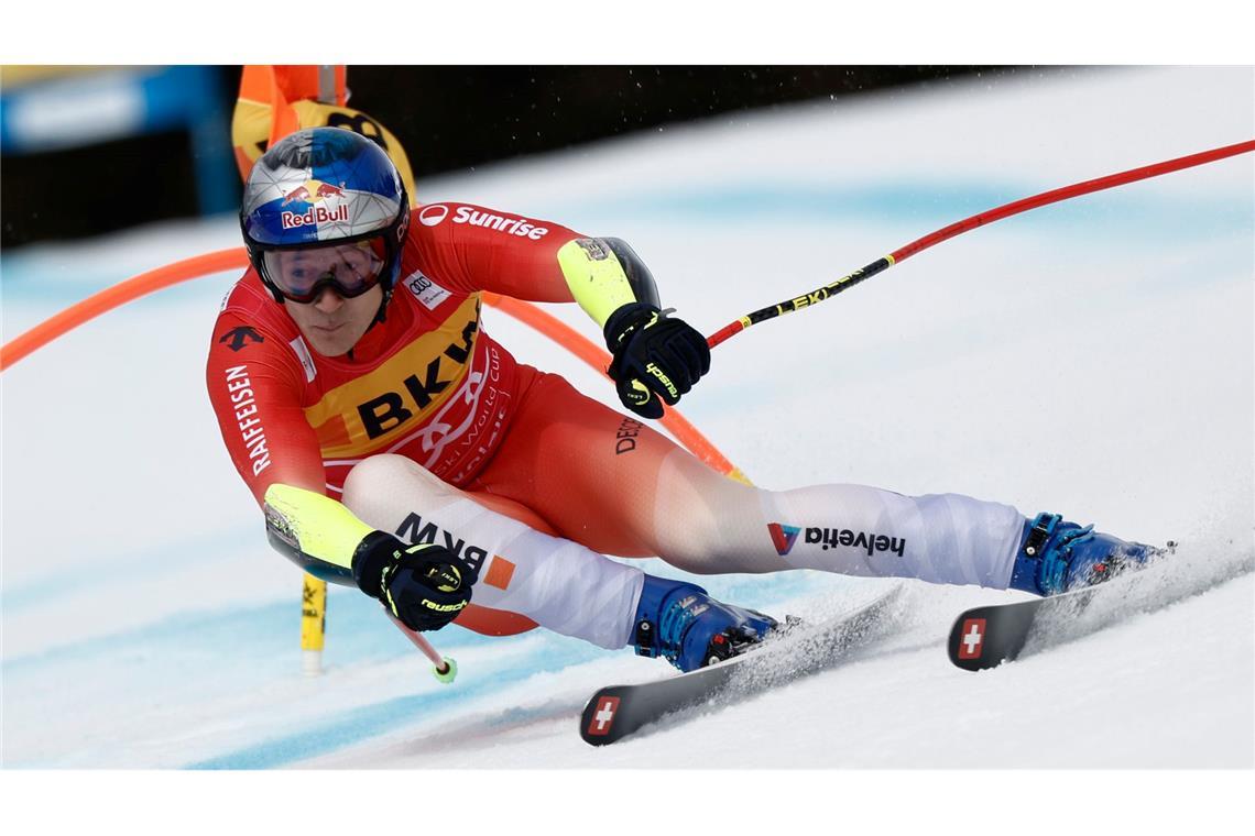 Ski-Star Odermatt gewinnt Super-G in Crans-Montana Der Schweizer Marco Odermatt feiert seinen achten Weltcup-Sieg in dieser Saison.