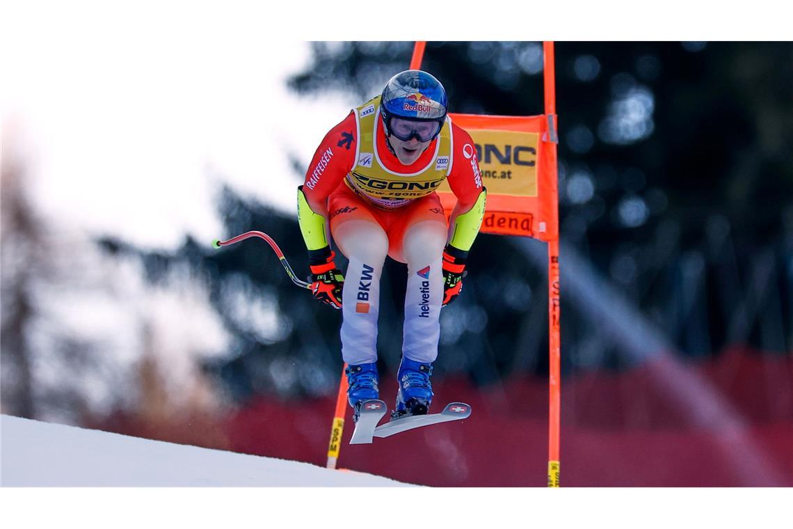 Der Schweizer Marco Odermatt musste sich diesmal mit Platz zwei begnügen.