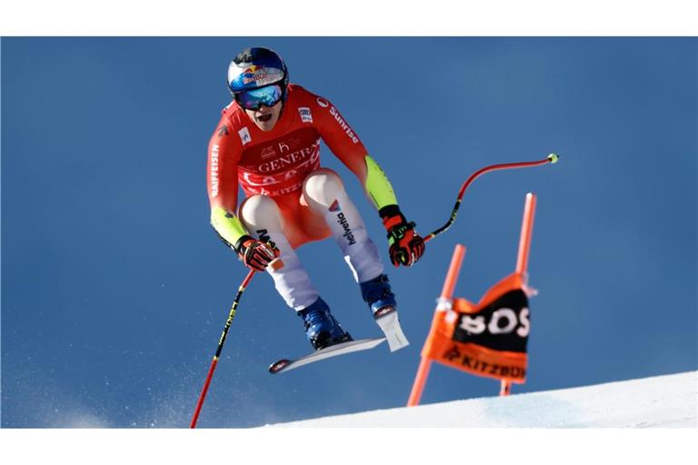 Der Schweizer Marco Odermatt zeigte wieder mal eine famose Fahrt.