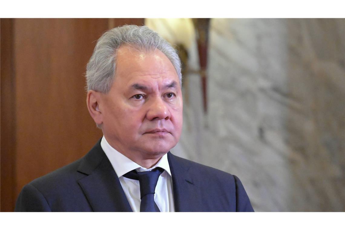 Moskau: Westen muss mit Ukraine-Verhandlungen „Vernichtung“ von Bevölkerung verhindern Der Sekretär des russischen Sicherheitsrats, Sergej Schoigu, droht dem Westen. (Archivbild)