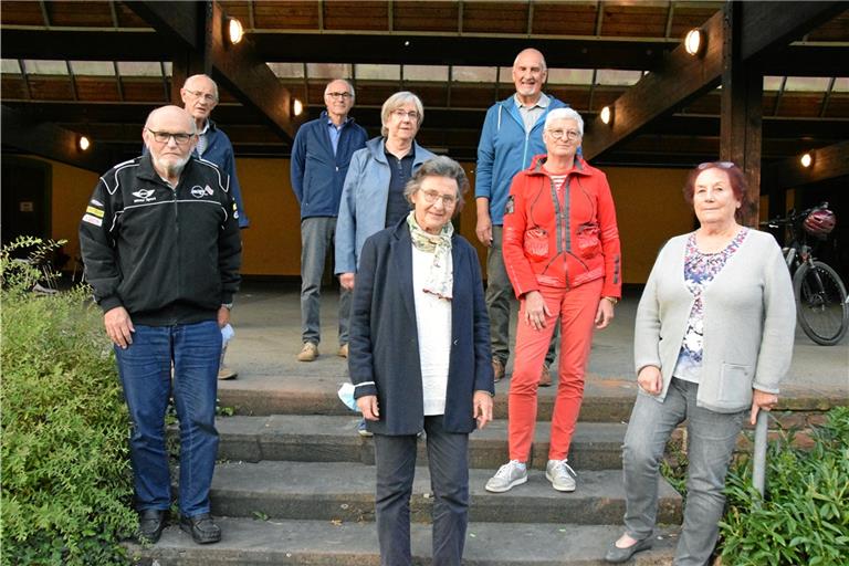 Der Seniorenrat mit Berthold Müller, Wilhelm Wieland, Heinrich Dyckmans, Renate Glöckler, Gudrun Gruber, Norbert Hopp, Angelika Burr und Michèle Hartmann (von links). Foto: Elisabeth Klaper
