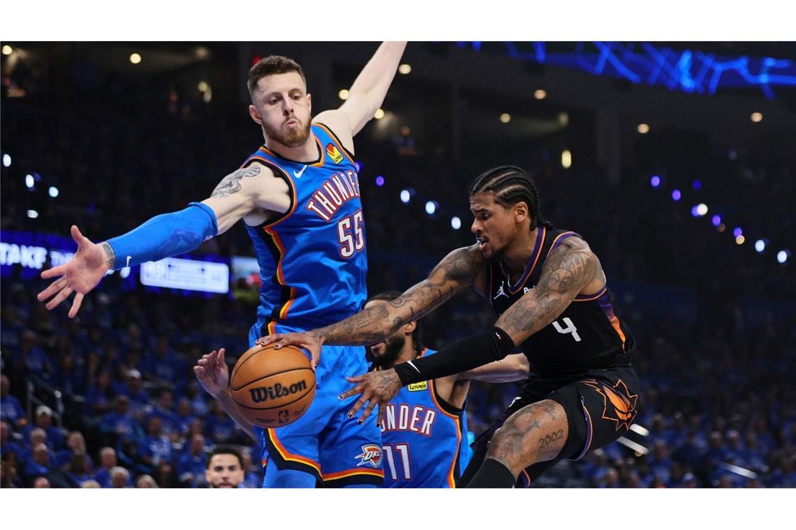 Der Sieg der Oklahoma City Thunder zum Start in die Playoffs war nie gefährdet.