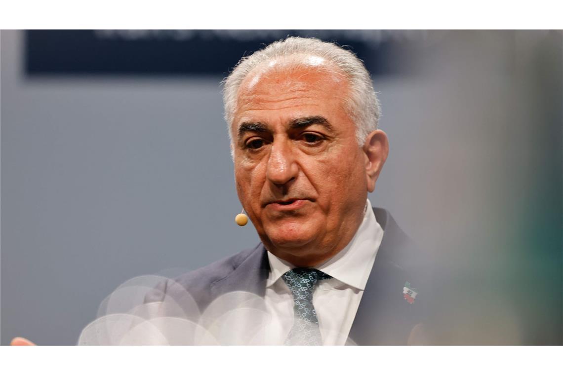 Der Sohn des 1979 gestürzten Schahs von Persien, Reza Pahlavi, strebt im Falle eines erfolgreichen Regierungswechsels im Iran keine Führungsrolle an. (Archivbild)