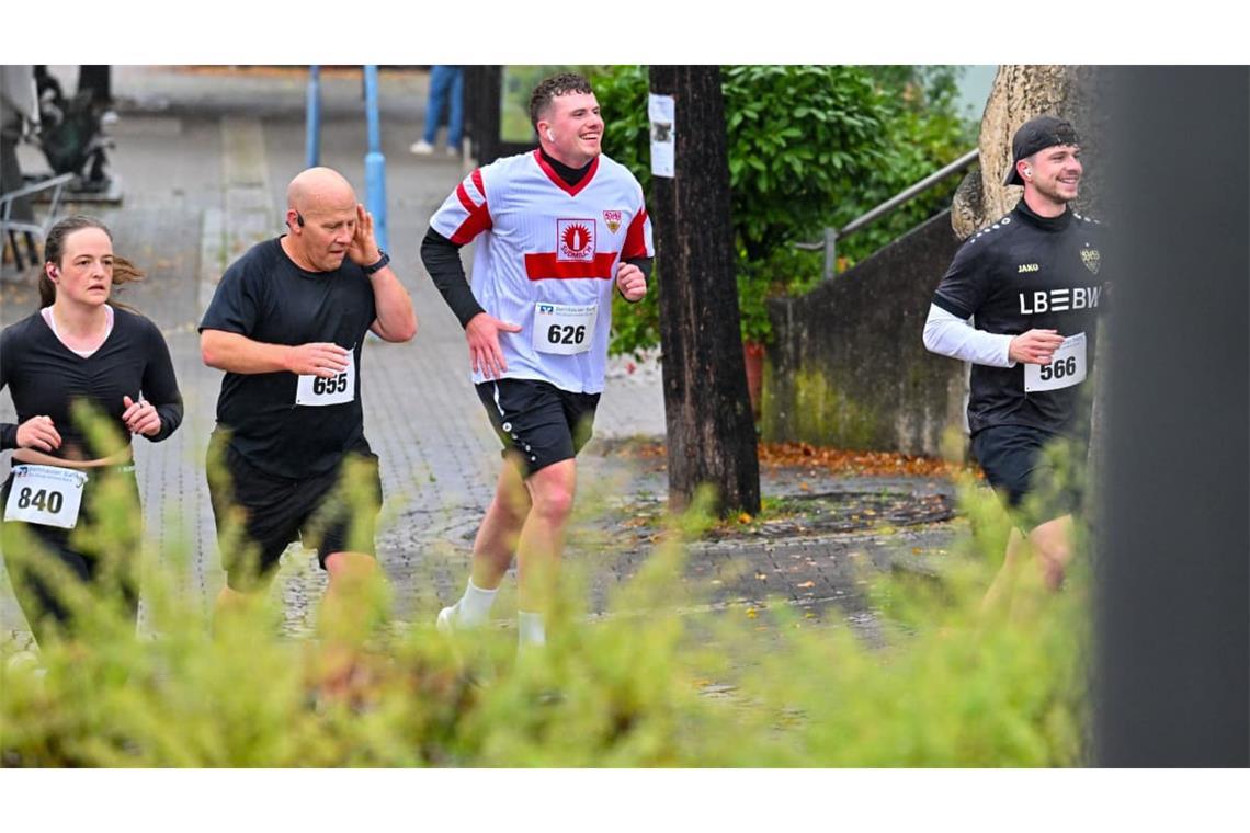 Der Spaß kam beim Filderstadt-Halbmarathon nicht zu kurz.