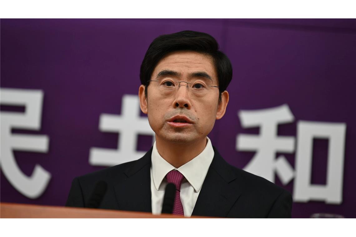 Der Sprecher des Handelsministeriums äußerte sich zu allgemeinen Exportlizenzen. (Archivbild)