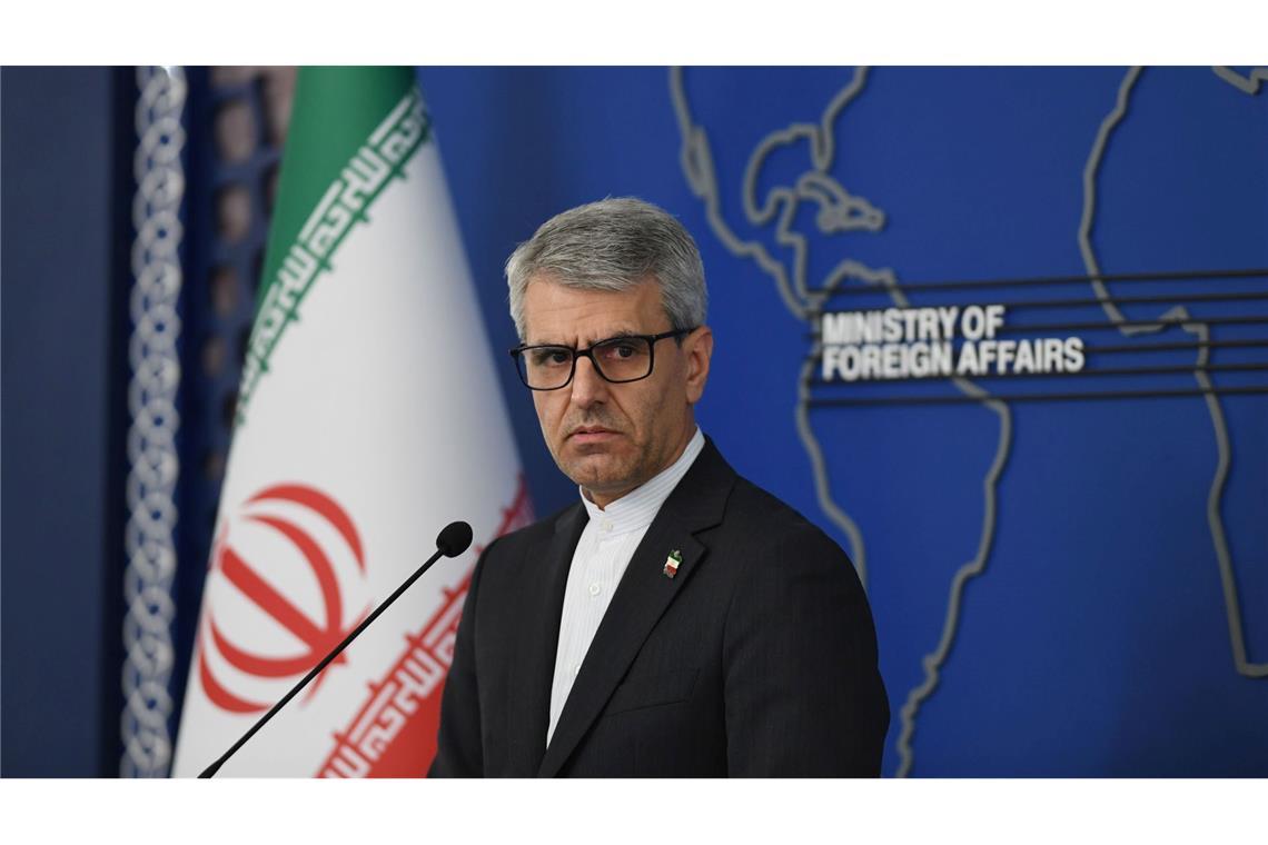 Der Sprecher des iranischen Außenministeriums zeigt den USA die Stirn