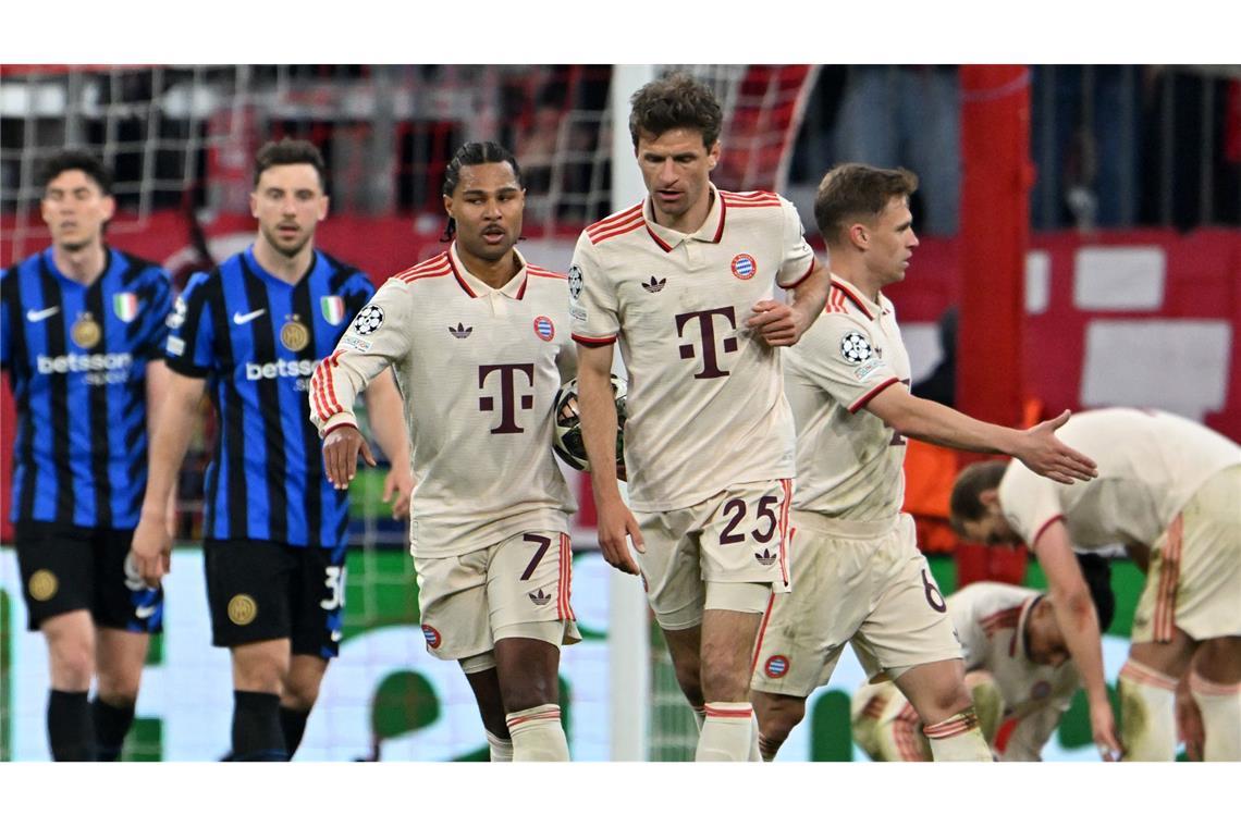 FC Bayern verliert Viertelfinal-Hinspiel gegen Inter Mailand Der stark ersatzgeschwächte Rekordmeister verliert das Viertelfinal-Hinspiel gegen Inter. Thomas Müllers Treffer ist zu wenig.