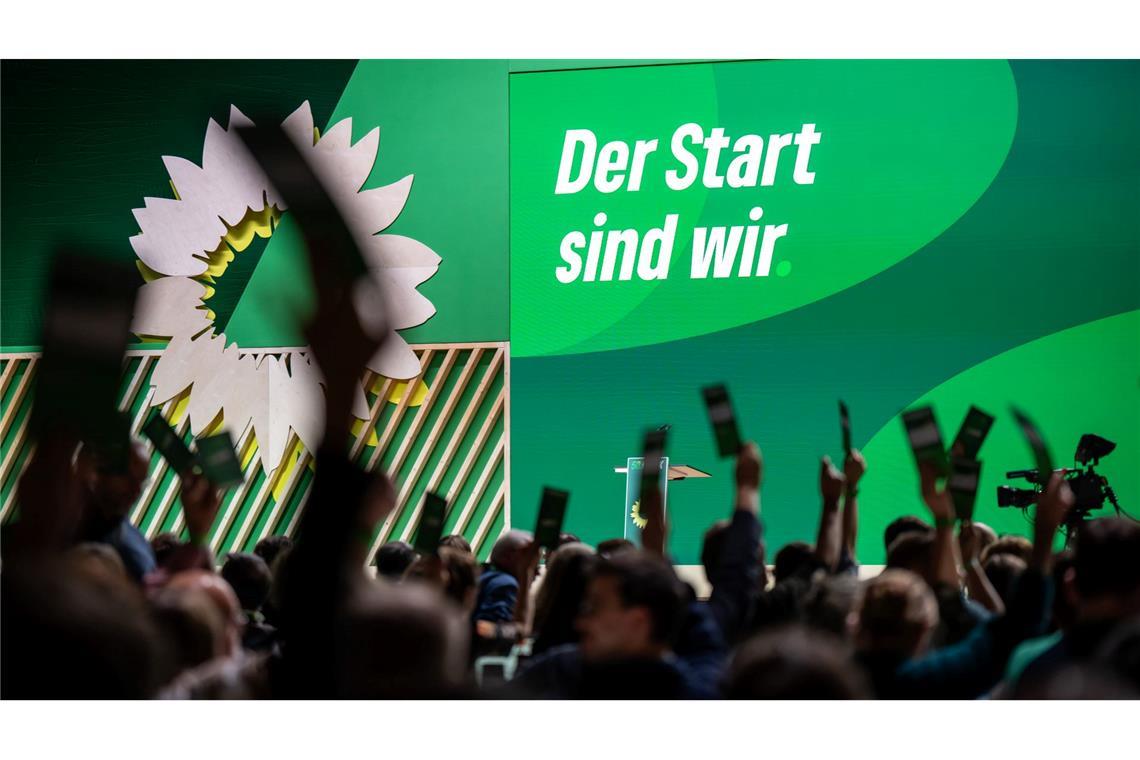Grüne wollen kämpfen - bei Eis und bei Schnee "Der Start sind wir" - unter diesem Motto stimmen sich die Grünen auf den anstehenden Bundestagswahlkampf ein.