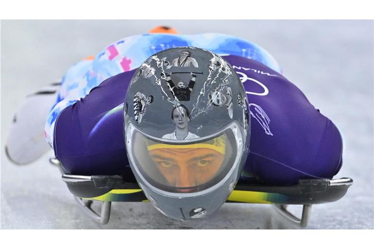 Der Stein des Anstoßes: Der Helm des ukrainischen Skeletonfahrer Wladyslaw Heraskewytsch