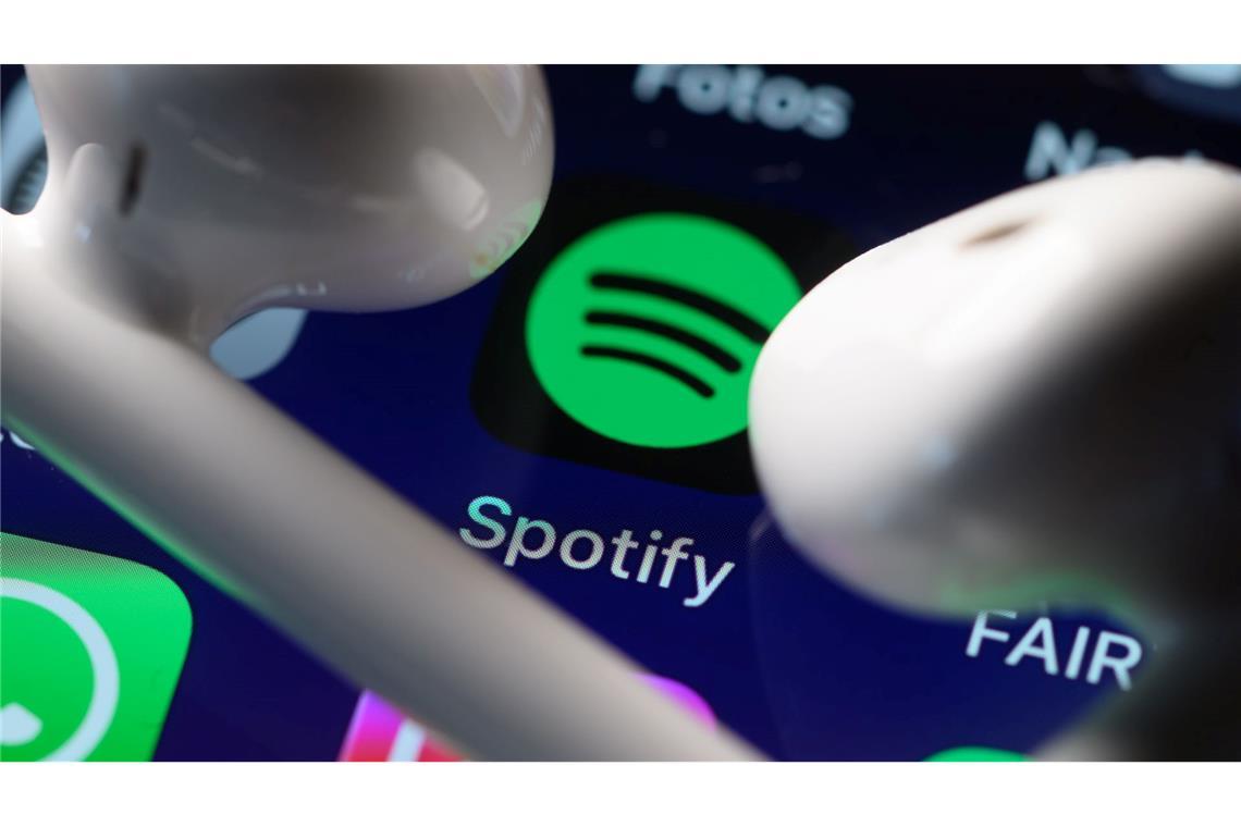 Der Streaminganbieter Spotify hat einen Überblick veröffentlicht. (Illustration)