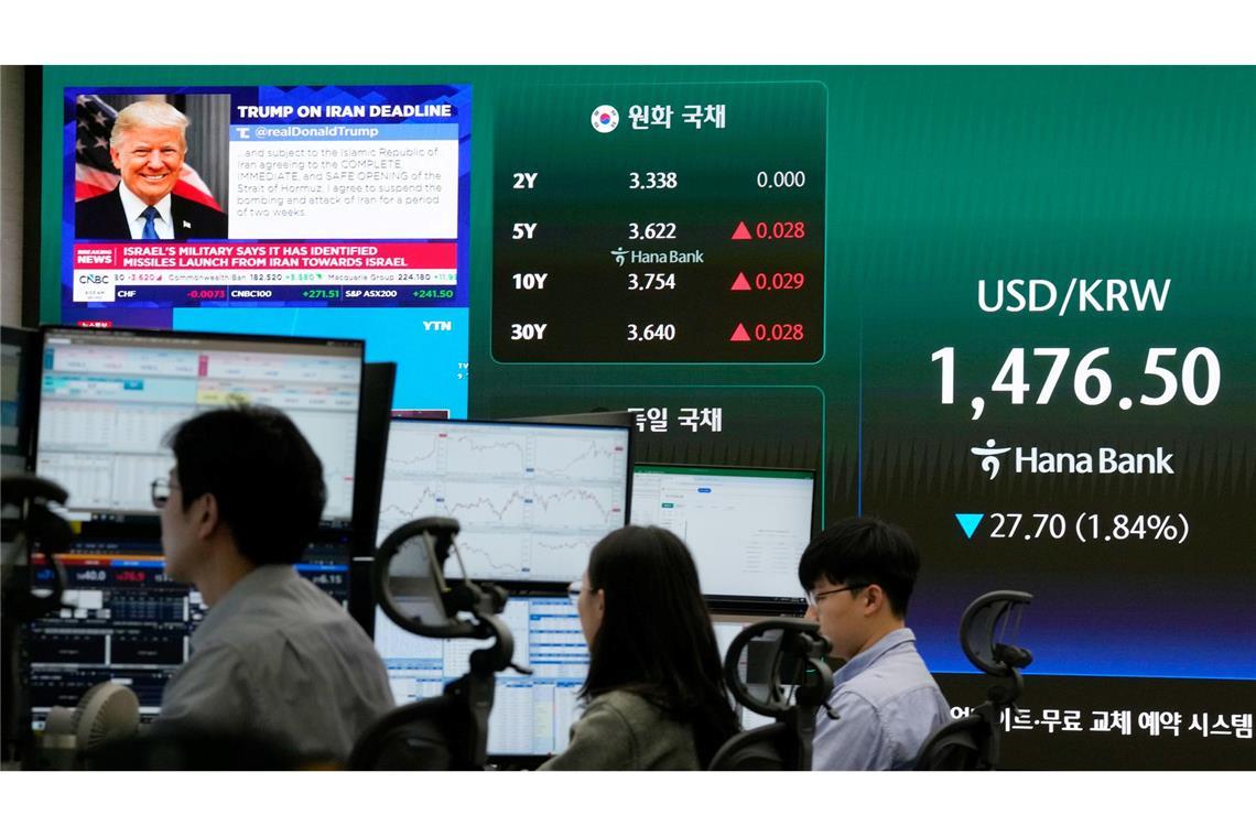 Der südkoreanische Leitindex Kospi ist am Mittwochmorgen Ortszeit stark gestiegen.