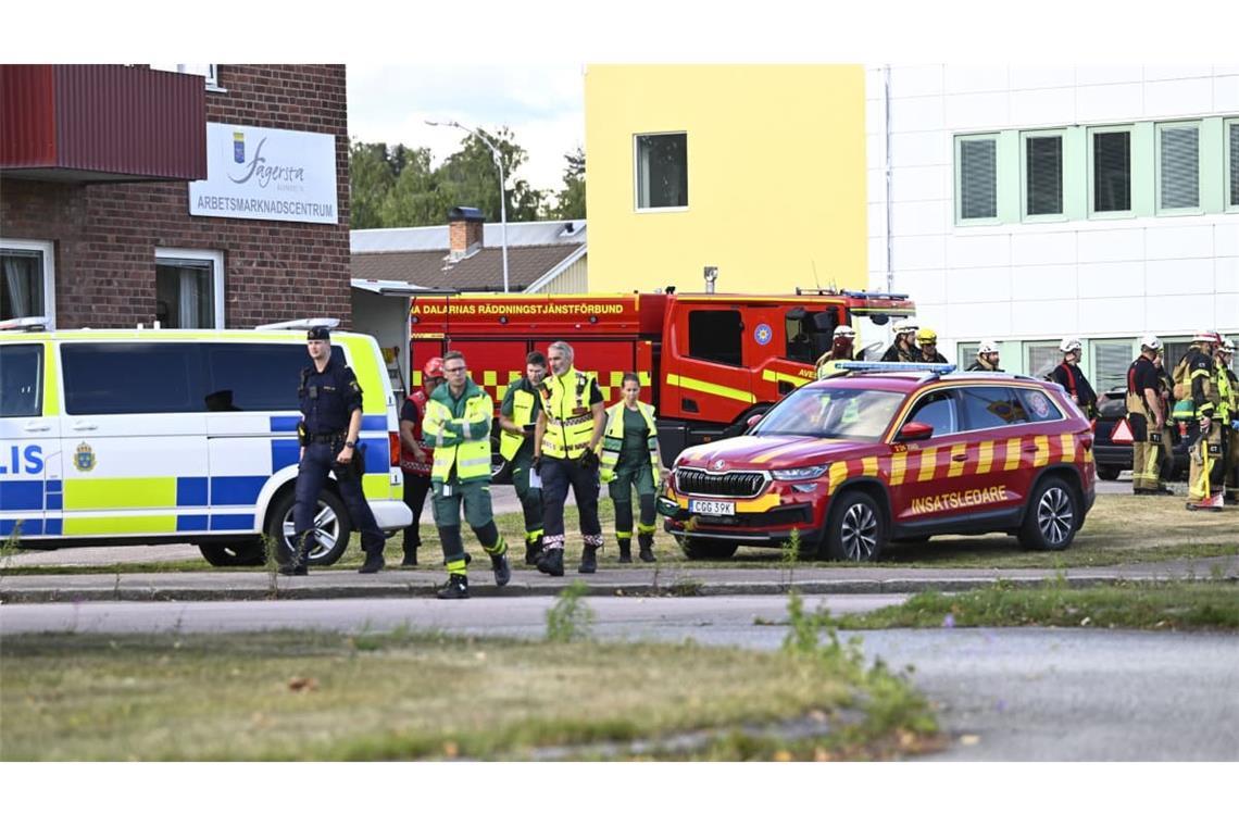 Der Täter befinde sich in Polizeigewahrsam, teilte die Kommune Fagersta nordwestlich von Stockholm mit.