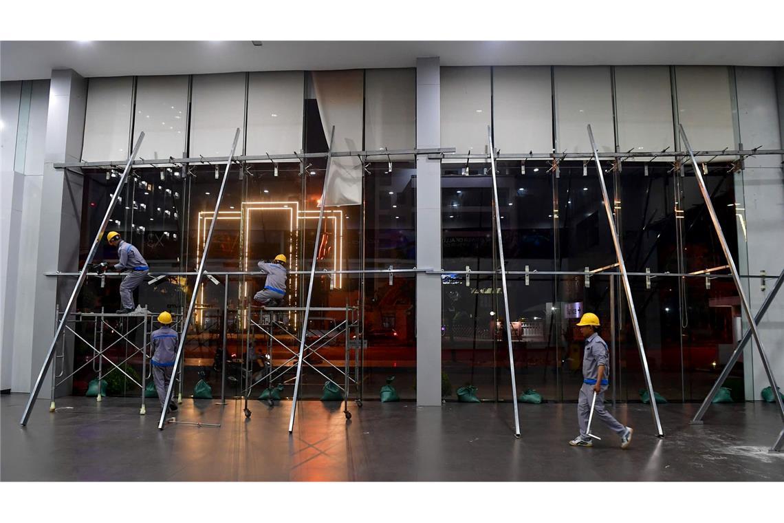 Der Taifun könnte am Abend in Vietnam Land erreichen.