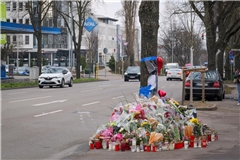Der Tatort in Ludwigsburg war lange Zeit von Anteilnahme geprägt.