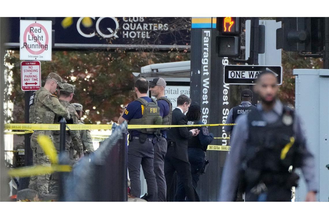 Der Tatort wurde großräumig abgesperrt.