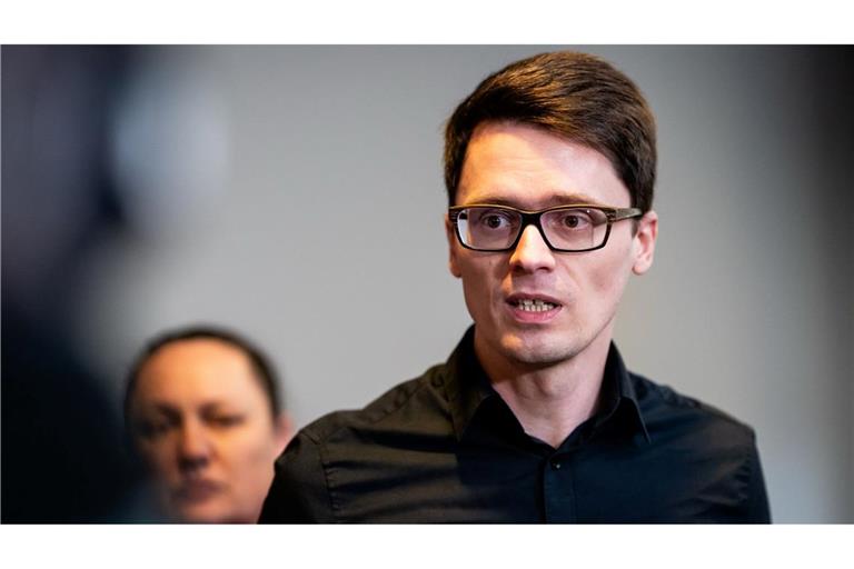 Der Thüringer Linksfraktionschef Christian Schaft spricht von einer "Zufallsmehrheit". (Archivbild)