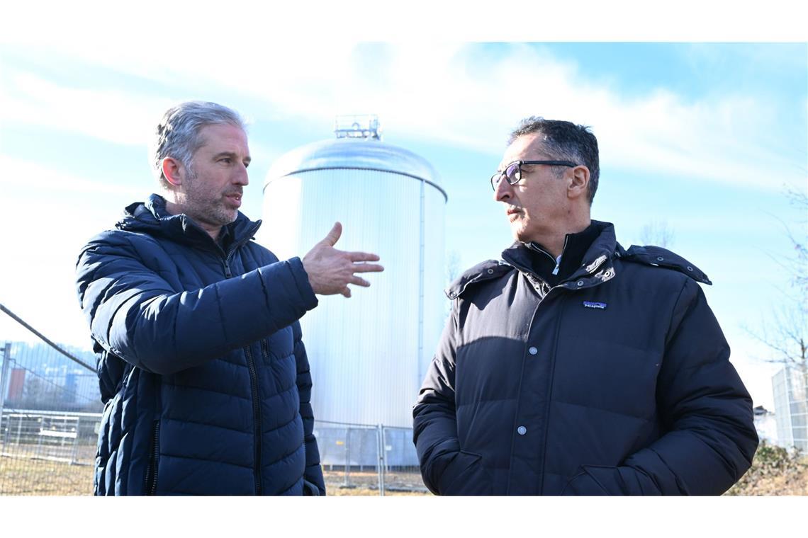 Der Tübinger OB Boris Palmer (links) und der Grünen-Spitzenkandidat Cem Özdemir