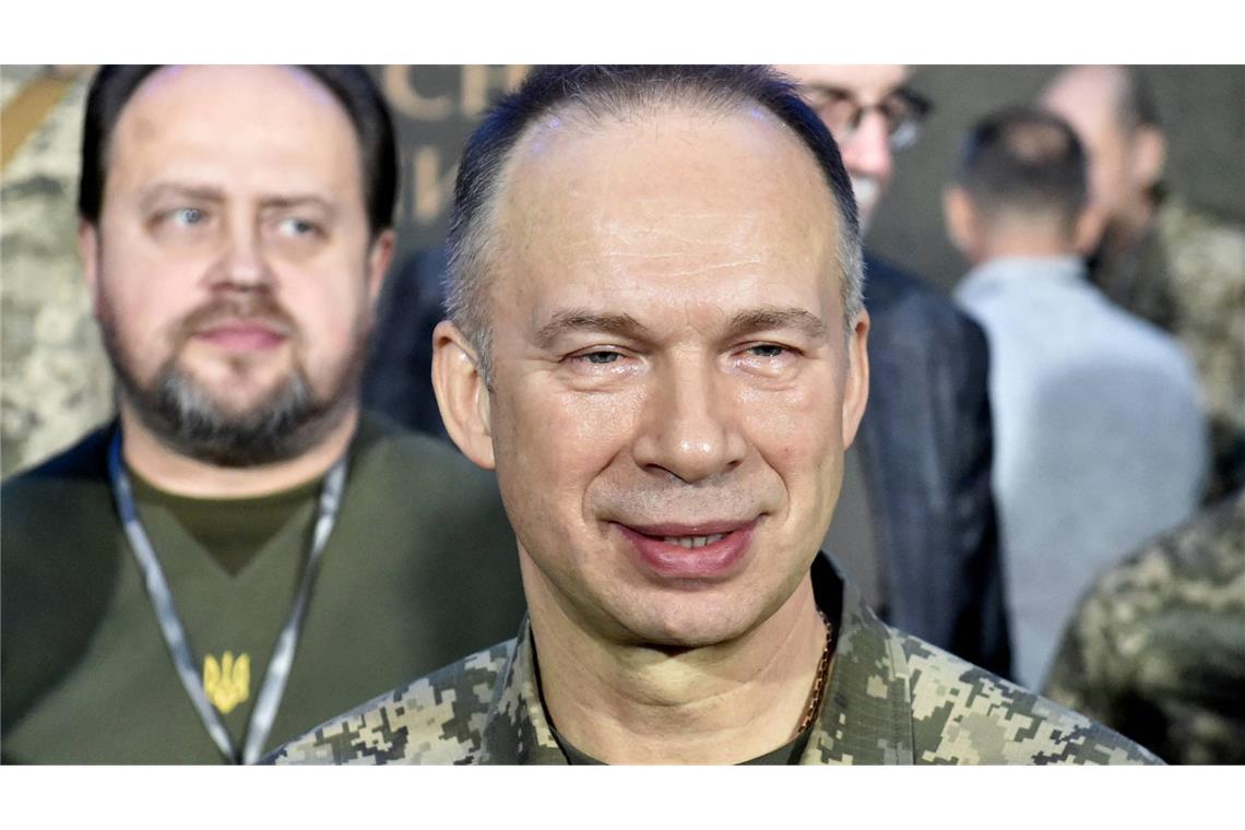 Armeechef deutet Rückzug ukrainischer Soldaten an Der ukrainische Armeechef Oleksandr Syrskyj.