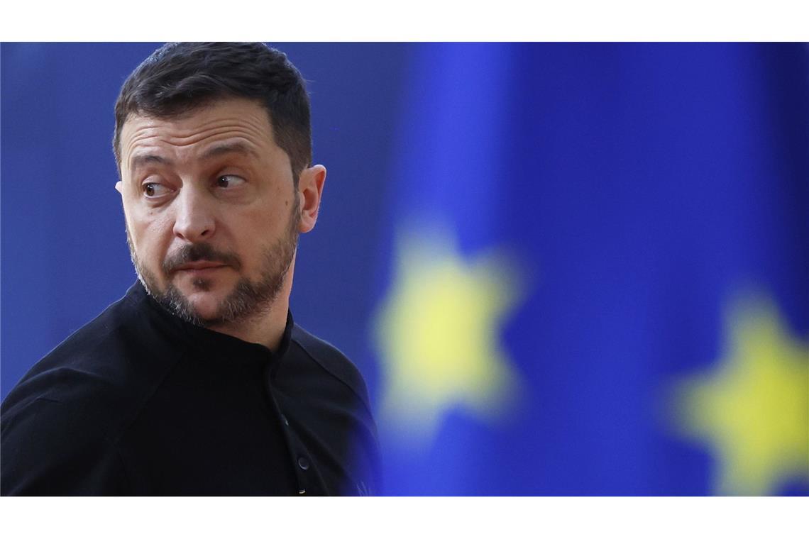 Der ukrainische Präsident bespricht sich vor dem Treffen mit US-Präsident Trump mit europäischen Regierungsschefs.