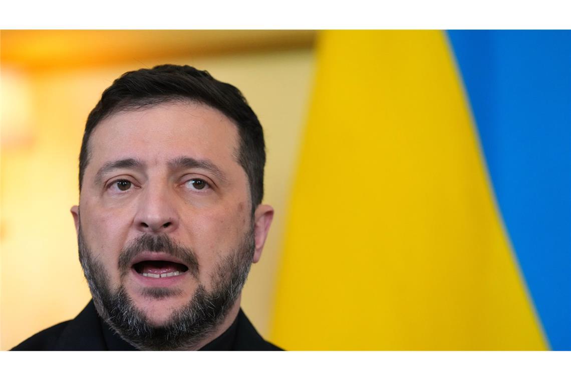 Der ukrainische Präsident Wolodymyr Selenskyj