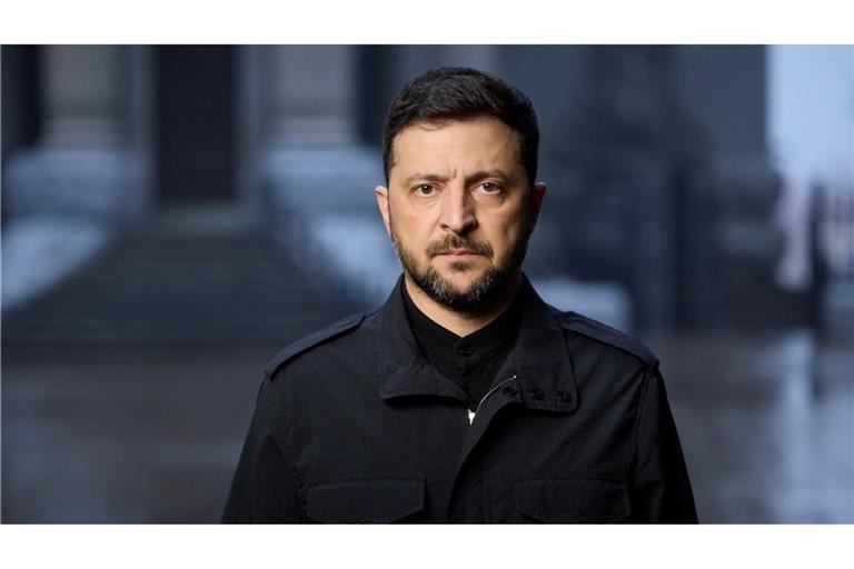 Der ukrainische Präsident Wolodymyr Selenskyj fordert bei den Verhandlungen in Berlin über ein Ende des russischen Angriffskriegs einen würdigen Frieden für sein Land. (Archivbild)