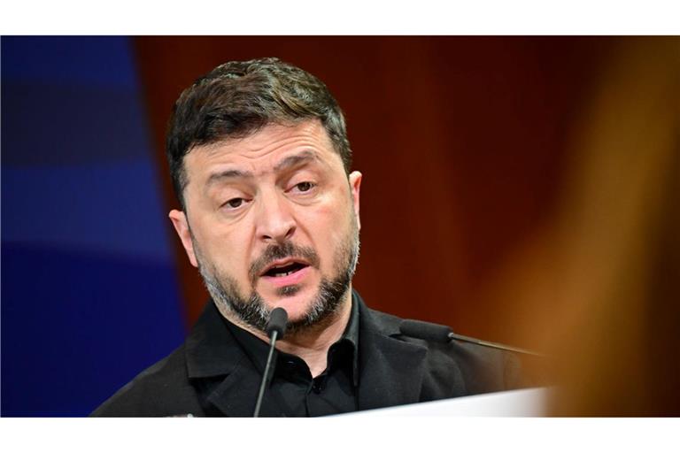 Der ukrainische Präsident Wolodymyr Selenskyj hat erstmals die bisherigen 20 Punkte für einen möglichen Friedensplan für sein Land dargelegt. (Archivbild)