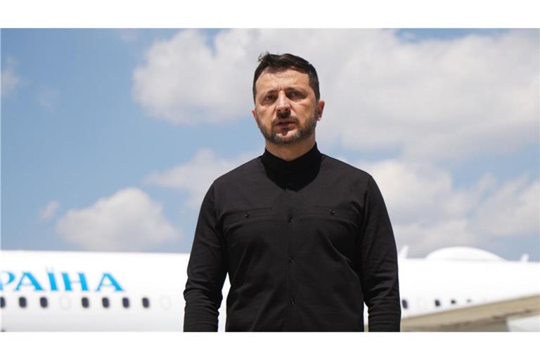 Der ukrainische Präsident Wolodymyr Selenskyj traf am Donnerstag in Istanbul ein.