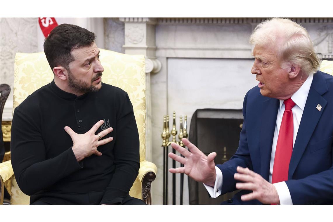 Treffen nach Eklat vorzeitig beendet – Rohstoff-Deal nicht unterzeichnet Der ukrainische Präsident Wolodymyr Selenskyj war sichtlich überrascht vom scharfen Ton, den US-Präsident Donald Trump wählte.