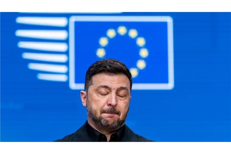 Der ukrainische Präsident Wolodymyr Selenskyj will ein genaues Datum für einen EU-Beitritt seines Landes. (Archivbild)