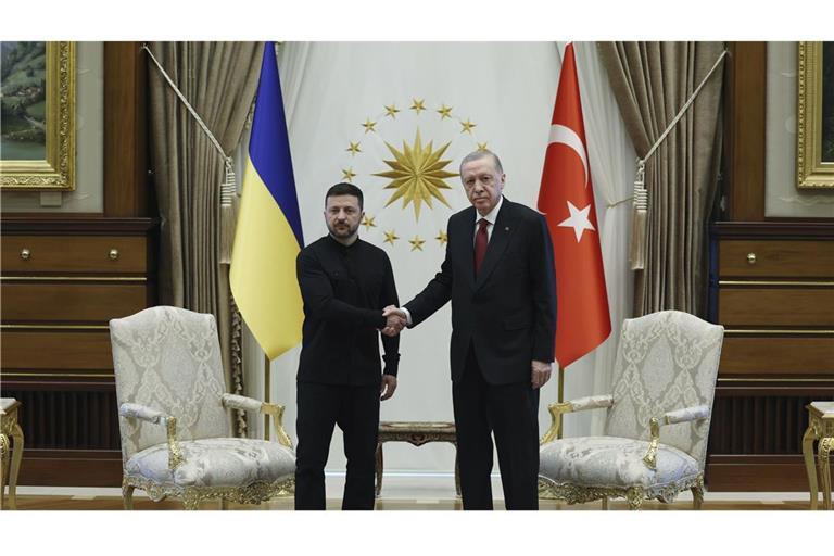Der ukrainische Wolodymyr Selenskyj in Ankara.