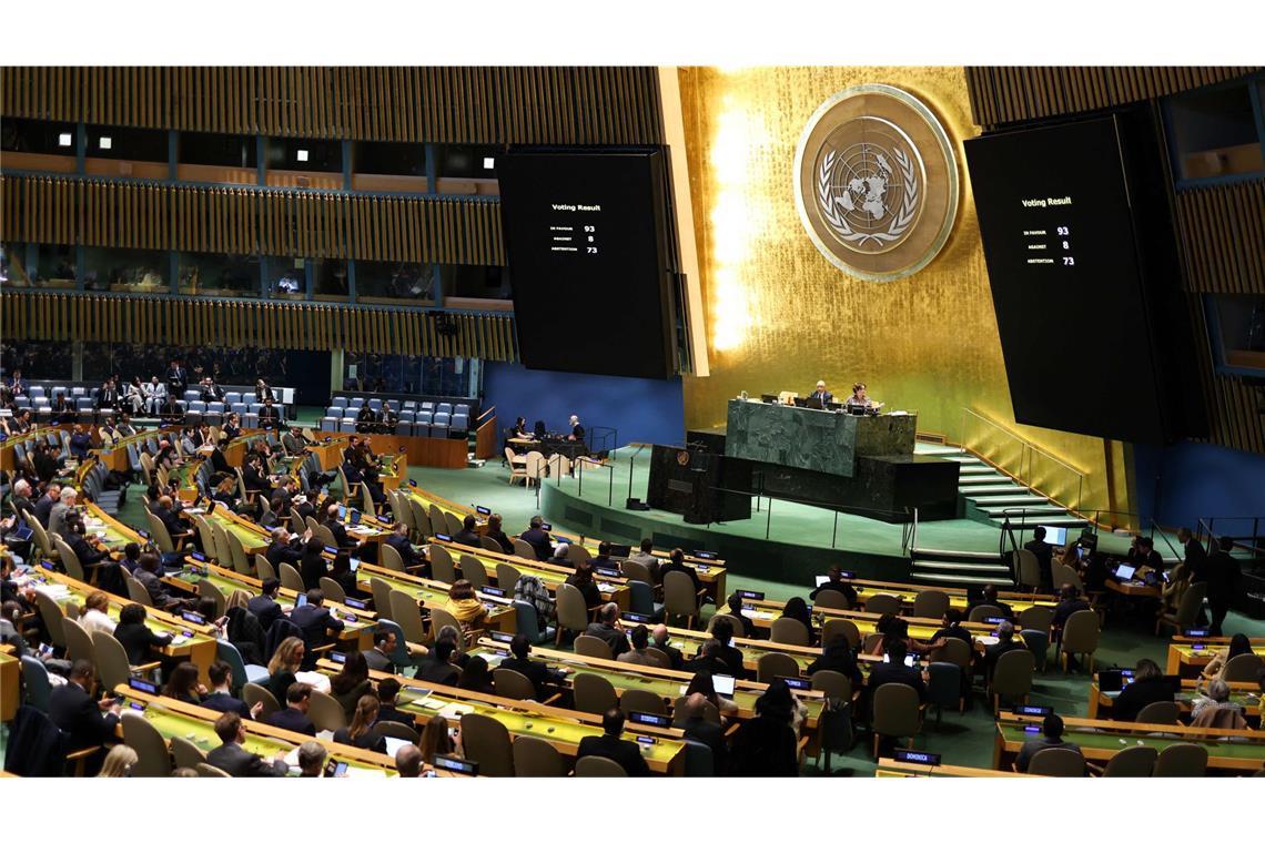 UN-Sicherheitsrat stimmt für moskaufreundliche Ukraine-Resolution Der UN-Sicherheitsrat stimmte am Montag in New York ab.