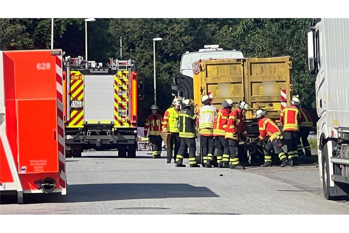 Der Unfall ereignete sich in Kiel-Wellsee.