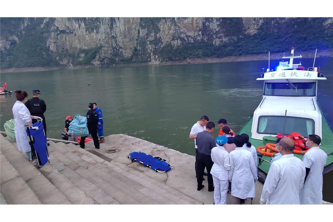 Touristenboot in China gekentert: Zehn Tote Der Unfallort lag in der für ihre Landschaft bekannten Provinz Guizhou.