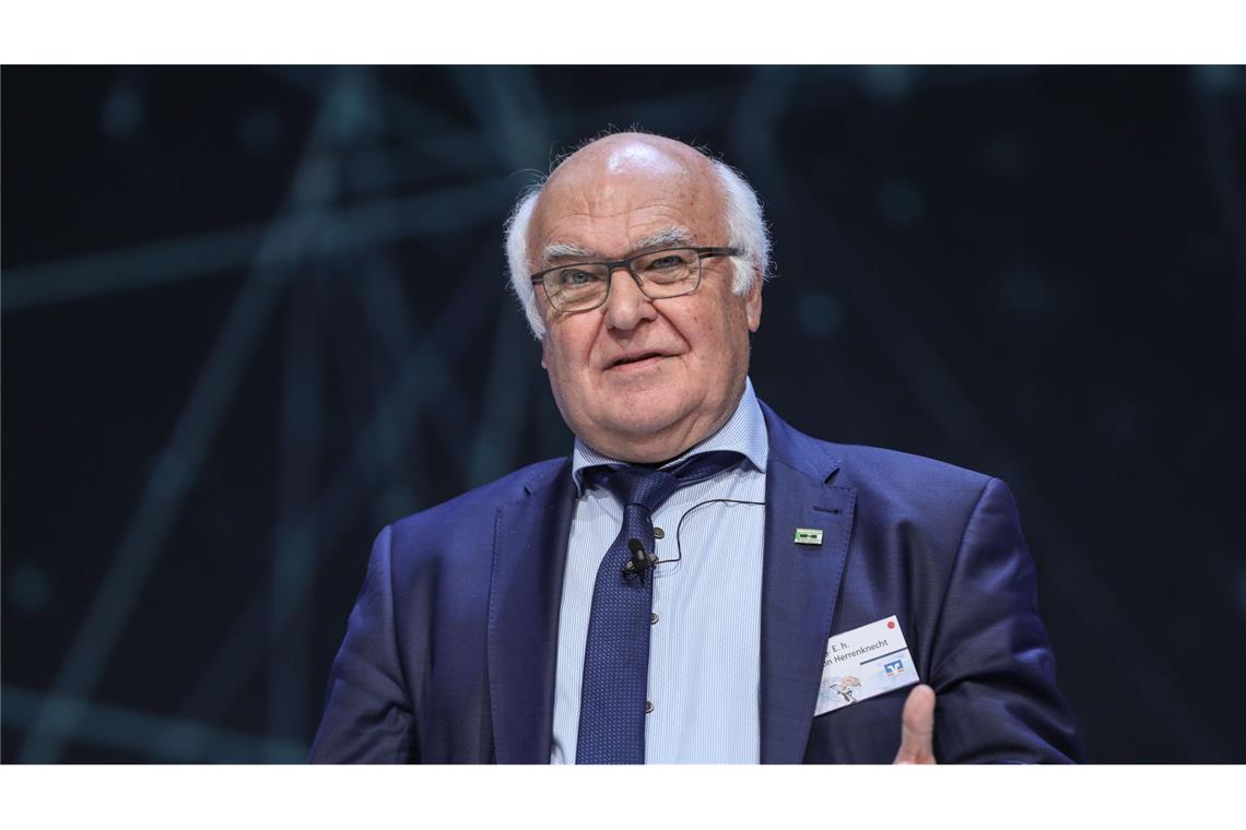 Der Unternehmer Martin Herrenknecht. Seine Firma wirkte auch bei Stuttgart 21 mit.